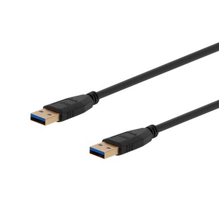 Monoprice Select USB 3.0 Type-A to Type-A Cable_ 6ft_ Black 38598